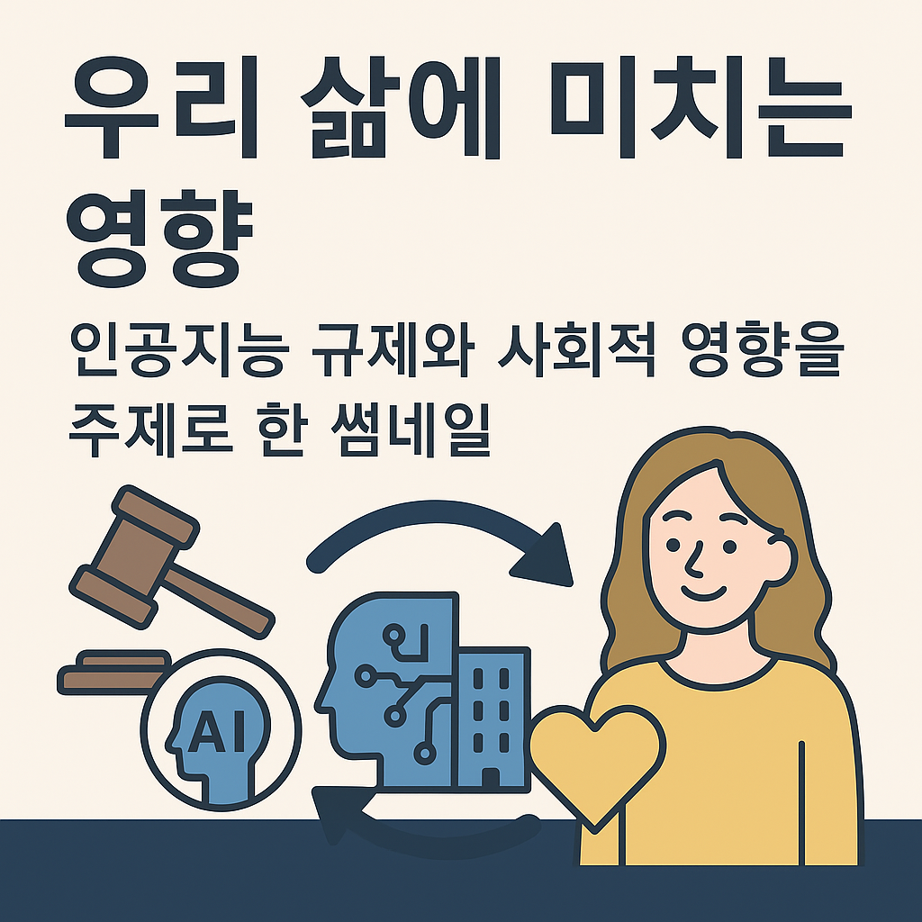 AI 규제가 우리 삶에 미치는 영향을 주제로 한 인포그래픽