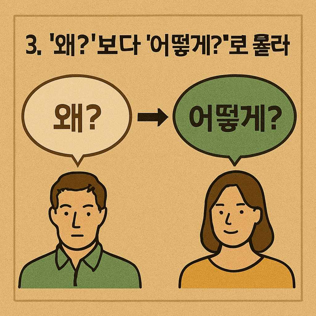 왜?보다는 어떻게?로 바꾸는 대화 기술